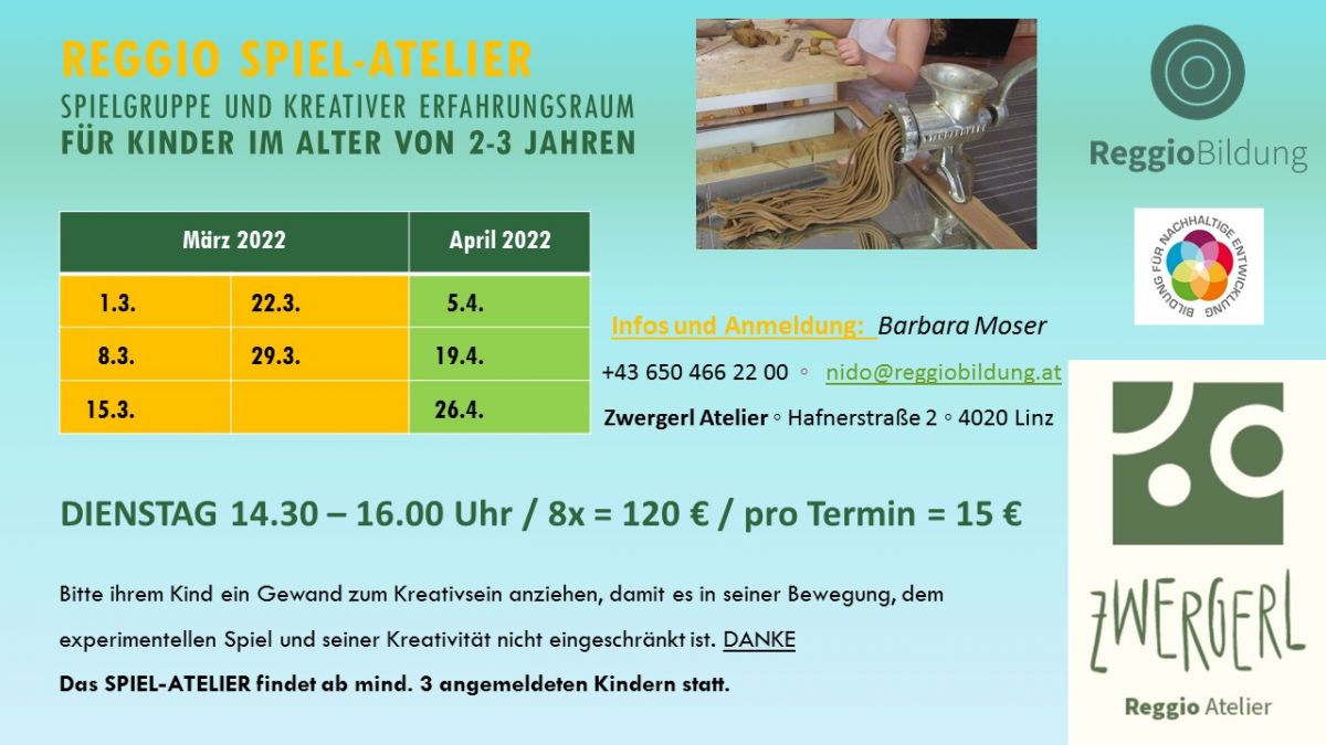 Spielatelier Frühling 2022_Kinder 2-3 Jahre